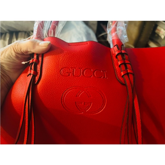Gucci large red tote new - Picture 4 of 5